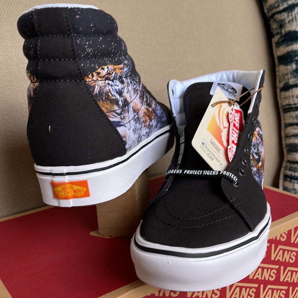 Vans Comfycush Sk8-Hi Discovery Project Tigers MEN`S - Picture 10 of 16